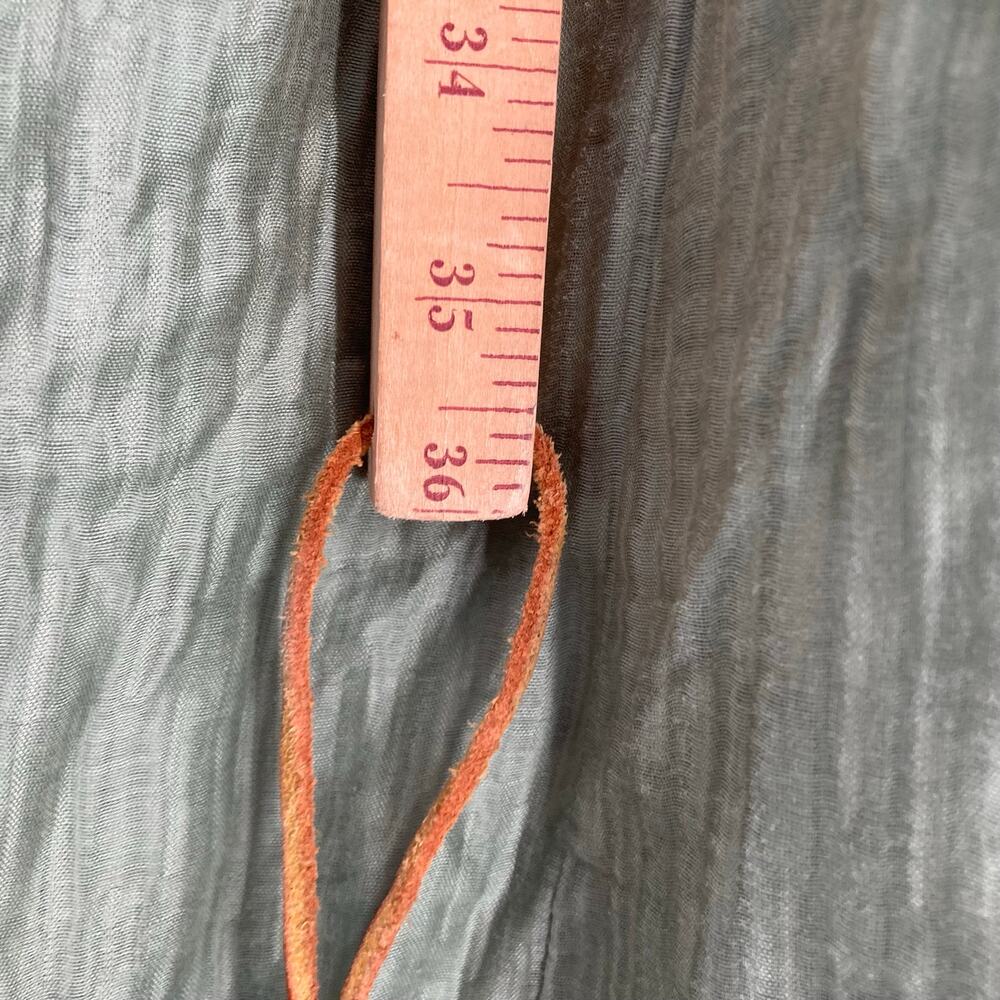 ASTR the Label Wedelia Bustier Midi Dress Sage Green Slit Milkmaid Peasant Med - Picture 12 of 13